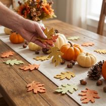 Itens Decoração de mesa outono folhas de outono decoração espalhada folhas 4 cm 72 unidades