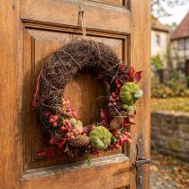 Itens Guirlanda de videira marrom-escura, Ø35cm, guirlanda natural, guirlanda de porta, decoração de parede, guirlanda decorativa de madeira, guirlanda de primavera, guirlanda do Advento, guirlanda de outono