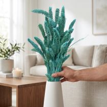 Itens Flores secas, Setaria Pumila, cerdas milheto azul 65cm 200g