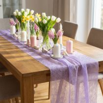 Itens Velo decorativo roxo claro 23cm 25m