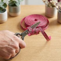 Itens Fita decorativa, estampa de leopardo, rosa, fita para enrolar, ideal para embrulhar presentes e fazer artesanato, 10 mm, 100 m