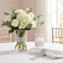 Itens Fita decorativa com efeito rua prata 40mm 2m