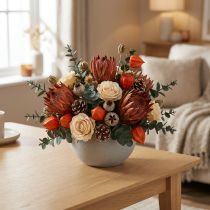 Itens Composto plug-in seco de bola de espuma floral cinza Ø16cm 2 unidades
