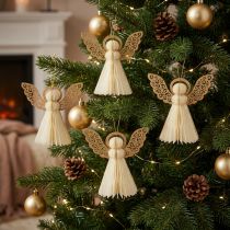 Itens Anjo de papel decoração de anjo de Natal papel branco Alt.12cm 4 unidades