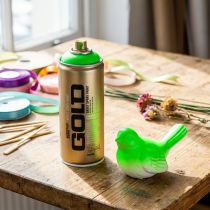 Itens Tinta spray colorida verde fluorescente neon 400ml