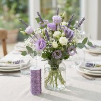 Itens Fio Bouillon lavanda 0,30mm 100g 140m Efeito Deco Craft