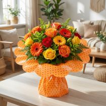 Itens Punho florido Rondella Dots com bolinhas Ø54cm 100 peças