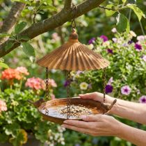Itens Banheira decorativa para pássaros, banheira para pássaros, grelha decorativa para jardim Ø23cm H27,5cm