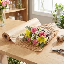 Itens Papel favo de mel papel de embrulho marrom natural L50,5cm C2500cm