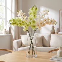 Itens Ramo de orquídea, verde claro, 58 cm de comprimento