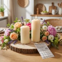 Itens Almofadas adesivas de cera para velas Almofadas adesivas brancas 15 un