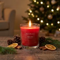 Itens Vela perfumada em vidro vela perfumada Natal Maçã Spice Alt.8cm