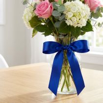 Itens Fita para presentes e decoração, 15 mm x 50 m, azul escuro