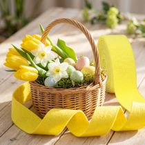Itens Fita de feltro fita decorativa amarela feltro 7,5cm 5m