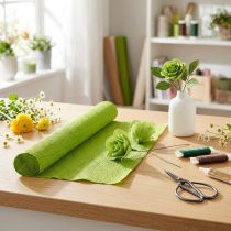 Itens Papel crepom para floricultura crepom verde grama 50×250cm 5 unidades