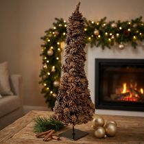 Itens Árvore de Natal de mesa cônica, árvore cônica, natural, 16×60cm