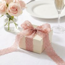 Itens Fita de renda corações fita decorativa renda rosa velho 25mm 15m