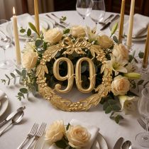 Itens Aniversário número 90 em ouro