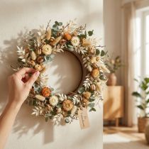 Itens Anel de Espuma Floral Oasis Biolit Nature Source Castanho 44cm 2 un