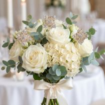 Itens Agulha de diamante para decoração de casamento ouro 7 cm 9 unidades