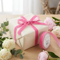 Itens Fita de veludo fita decorativa fita de presente veludo rosa 10mm 20m