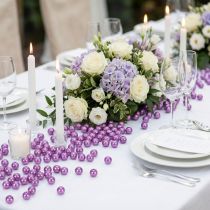 Itens Contas decorativas Ø8mm Violeta 250 peças