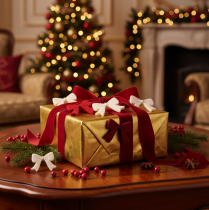 Itens Conjunto de 48 laços decorativos de 5 cm para decoração de Natal e artesanato.