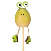 Itens Estacas decorativas em forma de sapo para vasos de plantas na primavera ou no verão, 34 cm, 6 peças.