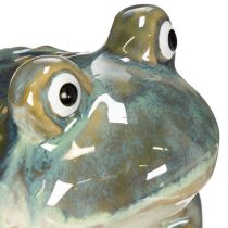 Itens Estatueta de sapo, decoração de verão em cerâmica para casa e varanda, 12 cm
