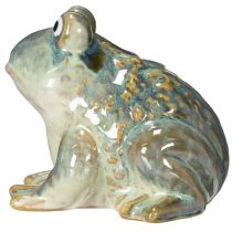 Itens Estatueta de sapo, decoração de verão em cerâmica para casa e varanda, 12 cm