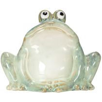 Itens Estatueta decorativa de sapo em cerâmica, design detalhado, ideia de presente encantadora, 13 cm
