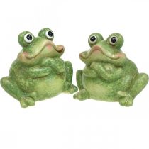 Itens Casal de sapo de cerâmica, casal de sapo de cerâmica, decoração de verão 14cm 2pcs