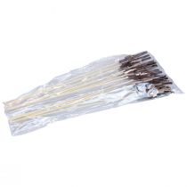 Itens Decoração de primavera plugues de flores madeira decoração de pássaros 8×6cm 12 un