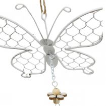 Decoração de primavera, borboletas de metal, Páscoa, pingente de decoração de borboleta 2 unidades
