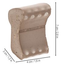 Itens Suporte para vaso de flores, elevador prático, acessório para vasos em varandas e terraços, 7 cm, 3 peças