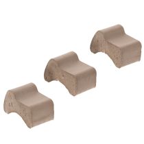 Itens Suporte para vaso de flores, elevador prático, acessório para vasos em varandas e terraços, 7 cm, 3 peças