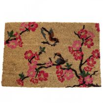 Capacho flores capacho pássaro capacho coco 60x40cm