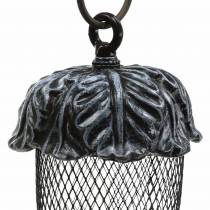 Comedouro bolota para pendurar metal Ø13cm A20,5cm