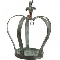 Coroa decorativa para grelha suspensa, local de alimentação de metal Ø18,5cm