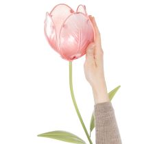 Itens Estaca de jardim decorativa em forma de tulipa para canteiros e bordaduras, 94 cm