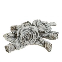 Itens Rosa para decoração de sepultura em poliresina 10cm x 8cm 6pcs