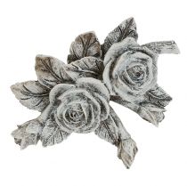 Itens Rosa para decoração de sepultura em poliresina 10cm x 8cm 6 un