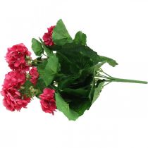 Itens Flor artificial de gerânio rosa flor artificial de varanda 7 flores Alt.38cm