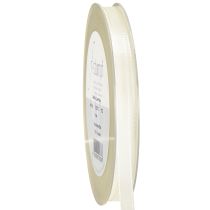 Itens Fita para presente e decoração creme 8mm 50m