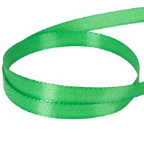 Itens Fita para presentes e decoração, fita de tafetá verde, 10 mm de largura, 50 m de comprimento.