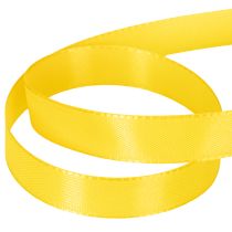 Itens Fita para presentes e decoração, fita de tafetá, 15 mm x 50 m, amarela