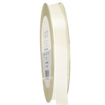 Itens Fita de tafetá para presente e decoração creme 15mm 50m