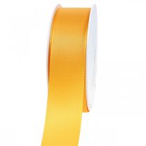 Fita de decoração de presente fita de seda laranja 40mm 50m