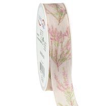 Itens Fita para presente fita de tecido urze outono 25mm 20m