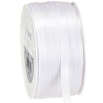 Itens Fita de presente fita decorativa fita de cetim branca 6mm 50m